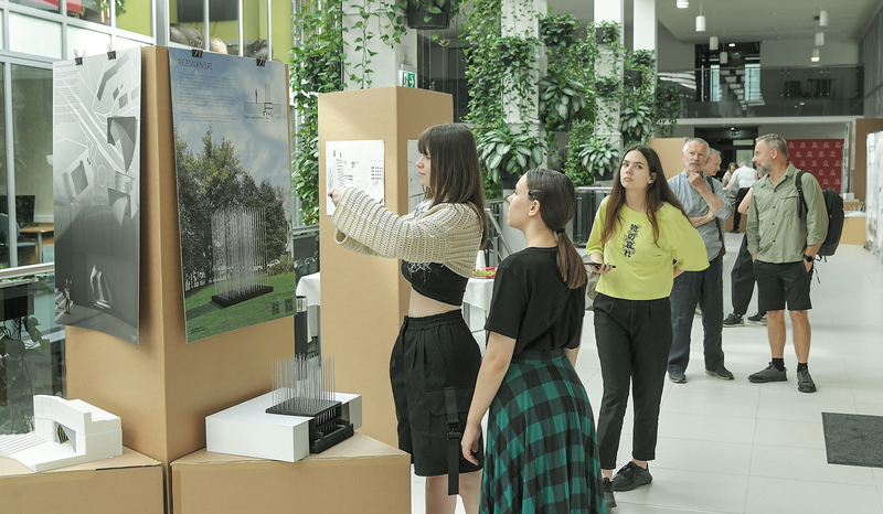 Exhibition "Students for Vilnius City" is open at Vilnius City Municipality